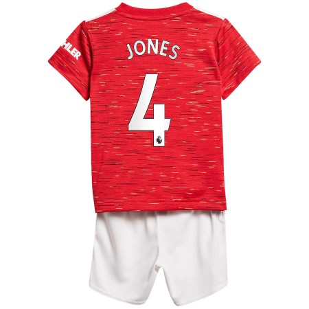 Maillot de Foot Manchester United Phil Jones 4 Enfant Domicile 2020-2021 Maillot de Foot Manchester United Phil Jones 4 Enfant Domicile 2020-2021